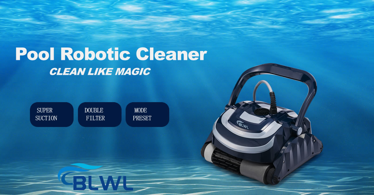 BLWL Pool Robotic Cleaner XT0010 with 360 Degree Wall Climbing
